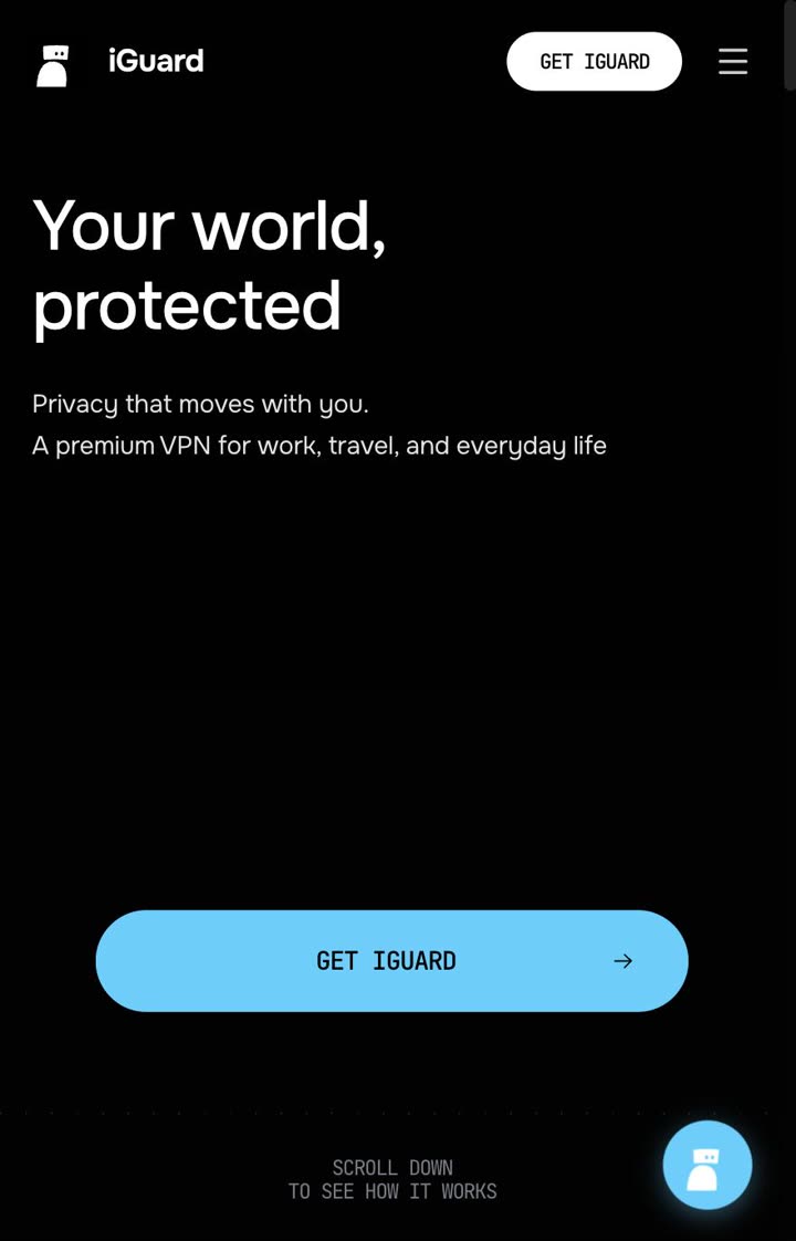 iGuard home screen